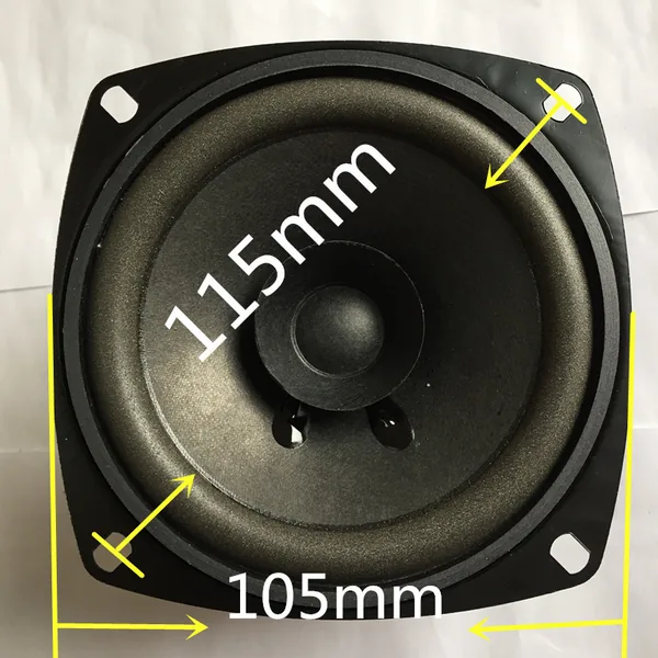 105 X 105mm 8ohm, 10W Ferrite Magnetic Composite Paper Cone Speaker