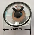 Size; 78 X 78mm Ferrite Magnetic Waterproof Mini Loudspeaker