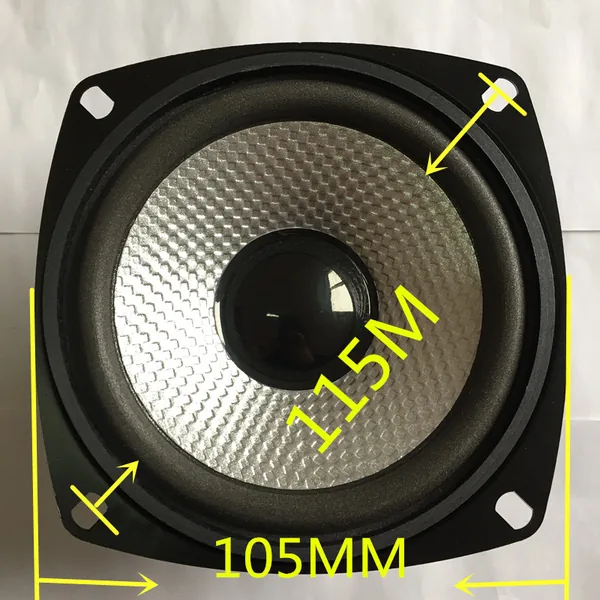105 X 105mm H; 51mm Ferrite Magnetic Composite Paper Bowl Speaker