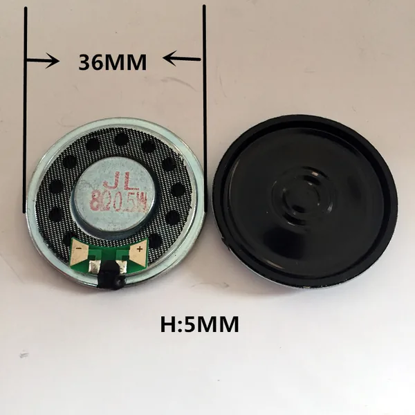 36mm 8ohm 0.5W AlNiCo Magnetic Anti-Magnetic Computer Speaker
