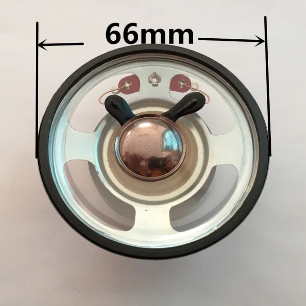 66 X 21mm 8ohm 3W Ferrite Magnetic Loud Speaker
